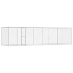 Dog Cage Silver 800 x 200 x 200 cm Galvanised Steel