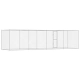 Dog Cage Silver 800 x 200 x 200 cm Galvanised Steel