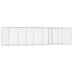 Dog Cage Silver 800 x 200 x 200 cm Galvanised Steel