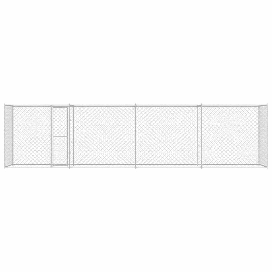 Dog Cage Silver 800 x 200 x 200 cm Galvanised Steel