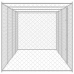 Dog Cage Silver 800 x 200 x 200 cm Galvanised Steel