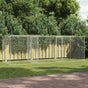Dog Cage Silver 600 x 200 x 200 cm Galvanised Steel