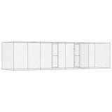 Dog Cage Silver 600 x 200 x 200 cm Galvanised Steel