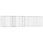 Dog Cage Silver 800 x 200 x 200 cm Galvanised Steel