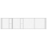 Dog Cage Silver 800 x 200 x 200 cm Galvanised Steel