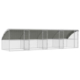 Chicken Cage 4 pcs Silver 800 x 200 x 200 cm Galvanised Steel