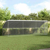 Chicken Cage 3 pcs Silver 600 x 200 x 200 cm Galvanised Steel