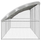 Chicken Cage 3 pcs Silver 600 x 200 x 200 cm Galvanised Steel