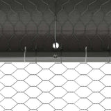 Chicken Cage 4 pcs Silver 800 x 200 x 200 cm Galvanised Steel