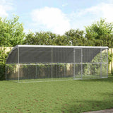 Chicken Cage 3 pcs Silver 600 x 200 x 200 cm Galvanised Steel