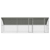 Chicken Cage 3 pcs Silver 600 x 200 x 200 cm Galvanised Steel