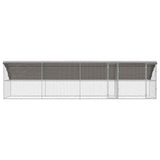 Chicken Cage 4 pcs Silver 800 x 200 x 200 cm Galvanised Steel