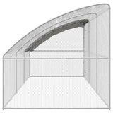 Chicken Cage 3 pcs Silver 600 x 200 x 200 cm Steel and PE