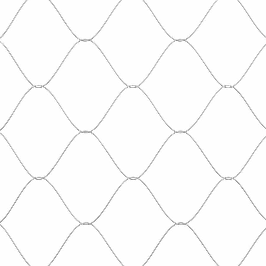 Dog Cage Silver 200 x 200 x 200 cm Galvanised Steel