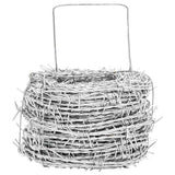 Barbed Wire Silver 100 m Hot-dip Galvanised Steel - Front View