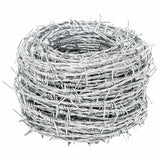 Barbed Wire Silver 100 m Hot-dip Galvanised Steel - Side View