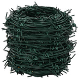 Barbed Wire Green 100 m Hot-dip Galvanised Steel - Side View