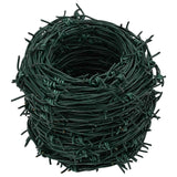 Barbed Wire Green 100 m Hot-dip Galvanised Steel