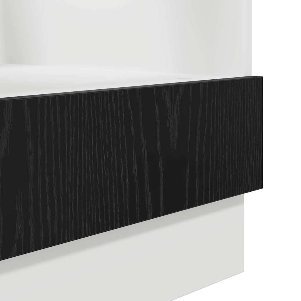 Hanging Cabinet Black Oak 60 x 46 x 81,5 cm Engineered Wood