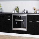 Hanging Cabinet Black Oak 60 x 46 x 81,5 cm Engineered Wood