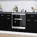 Oven cabinet Riga Black oak 60 x 46 x 81,5 cm Engineered Wood