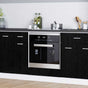 Hanging Cabinet Black Oak Engineered Wood