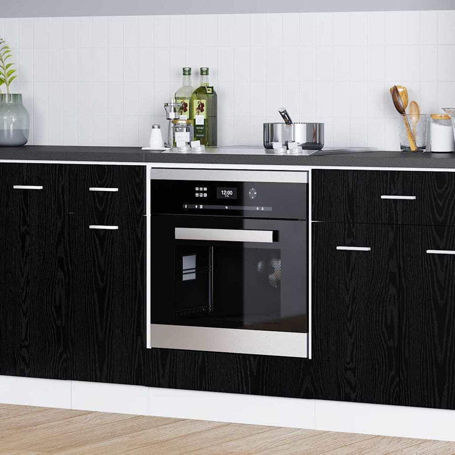 Hanging Cabinet Black Oak Engineered Wood