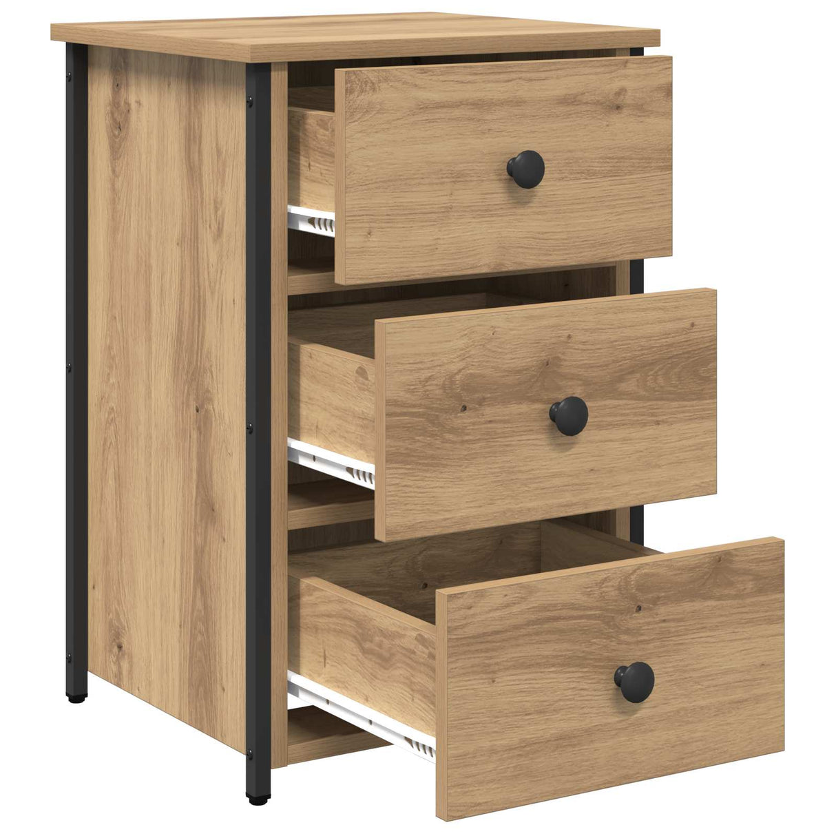 Bedside Cabinet 2 pcs Brown 40 x 36 x 60 cm