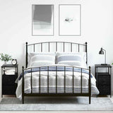 Bedside Cabinet 2 pcs Black oak 30 x 60 x 60 cm Engineered wood