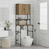 Washing Machine Cabinet Artisan Oak 68 x 48,5 x 194 cm - Top-Down View