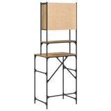 Washing Machine Cabinet Artisan oak 68 x 48.5 x 194 cm - Low Angle