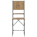 Washing Machine Cabinet Artisan Oak 68 x 48,5 x 194 cm - Rear View