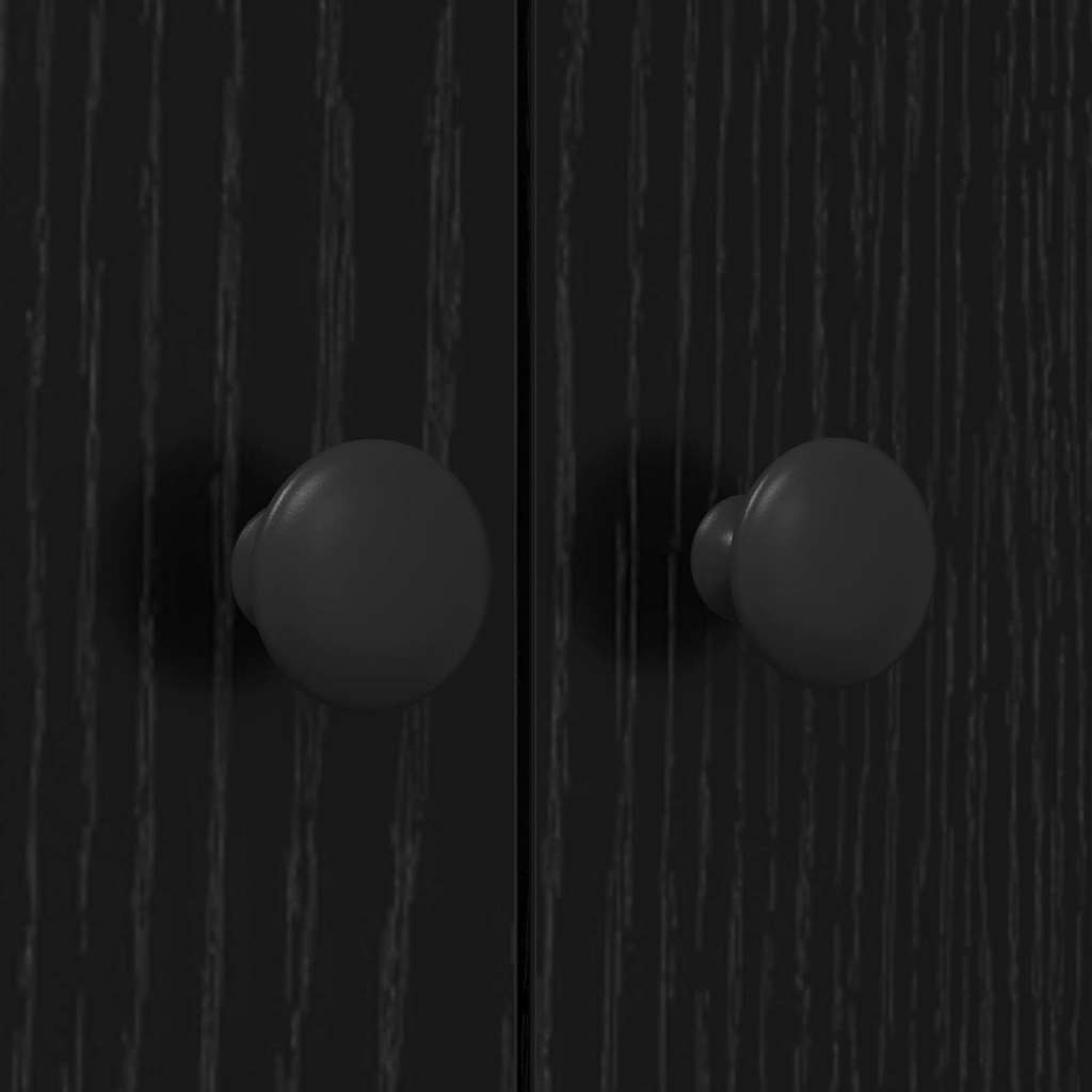 Washing Machine Cabinet Black oak 68 x 48.5 x 194 cm