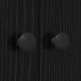 Washing Machine Cabinet Black oak 68 x 48.5 x 194 cm - Extra Image