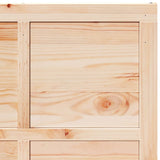 Barn Door Brown 90 x 210 cm Solid pine wood - Close-Up Angle