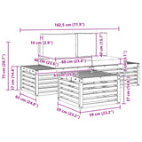 Outdoor Sofa Set Natural and Anthracite 59 x 59 x 37 cm - Extra Image