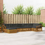 Outdoor Sofa Set 7 pcs 7-Seaters Natural and Anthracite