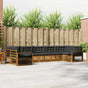 Outdoor Sofa Set 7 pcs 7-Seaters Natural and Anthracite
