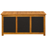 Garden Storage Box 185 L Solid Acacia Wood 113 x 50 x 56 cm