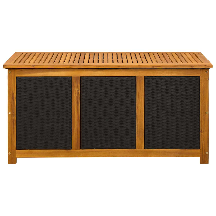 Garden Storage Box 185 L Solid Acacia Wood 113 x 50 x 56 cm