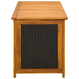 Garden Storage Box 185 L Solid Acacia Wood 113 x 50 x 56 cm - 45-Degree Angle
