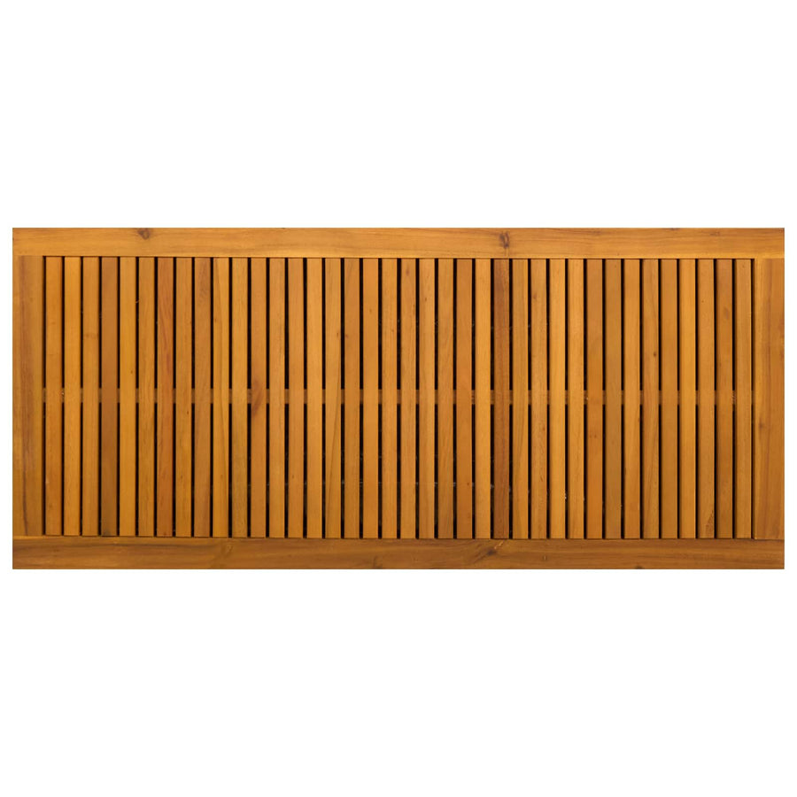 Garden Storage Box 185 L Solid Acacia Wood 113 x 50 x 56 cm