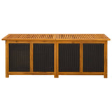 Garden Storage Box 243 L Solid Acacia Wood 150 x 50 x 56 cm