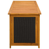Garden Storage Box 243 L Solid Acacia Wood 150 x 50 x 56 cm - 45-Degree Angle