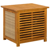 Garden Storage Box 185 L Solid Acacia Wood 60 x 50 x 56 cm