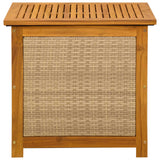 Garden Storage Box 185 L Solid Acacia Wood 60 x 50 x 56 cm