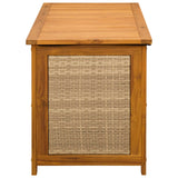 Garden Storage Box 185 L Solid Acacia Wood 60 x 50 x 56 cm - 45-Degree Angle