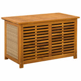 Garden Storage Box 185 L Solid Acacia Wood 90 x 50 x 56 cm