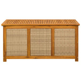 Garden Storage Box 185 L Solid Acacia Wood 113 x 50 x 56 cm