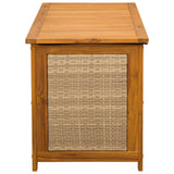 Garden Storage Box 185 L Solid Acacia Wood 113 x 50 x 56 cm - 45-Degree Angle